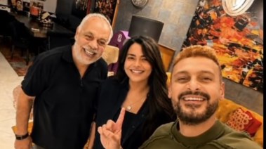 رامز جلال و أسماء جلال و أشرف زكي 