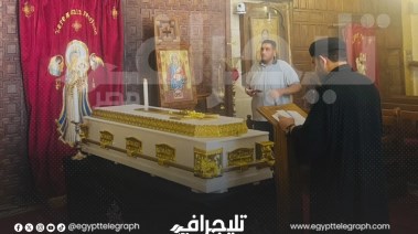 صلاة الجنازة على روح الموسيقار الكبير هاني شنودة 