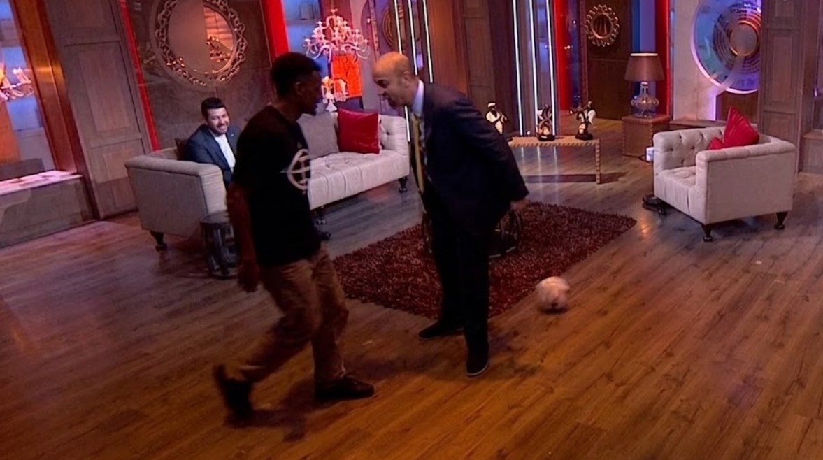 الإعلامي عمرو أديب وهيثم حسن