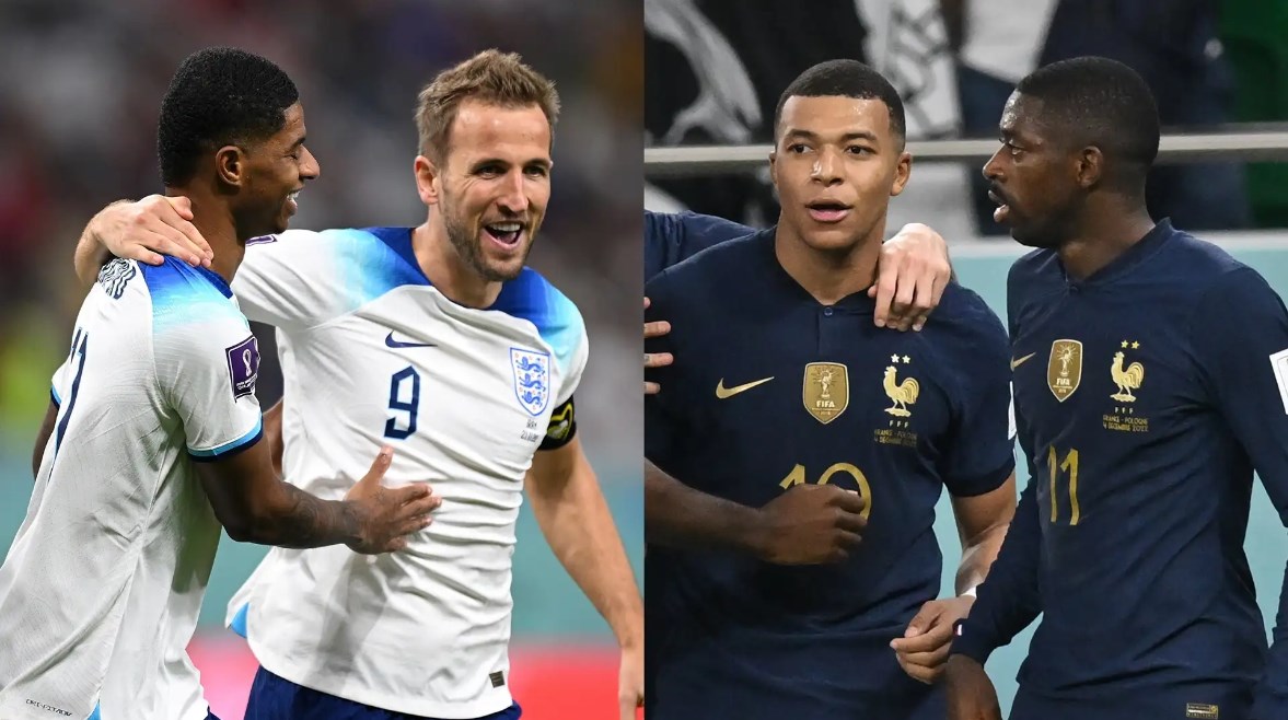 كيف تشاهد مباراة فرنسا وإنجلترا في كأس العالم مجانًا؟