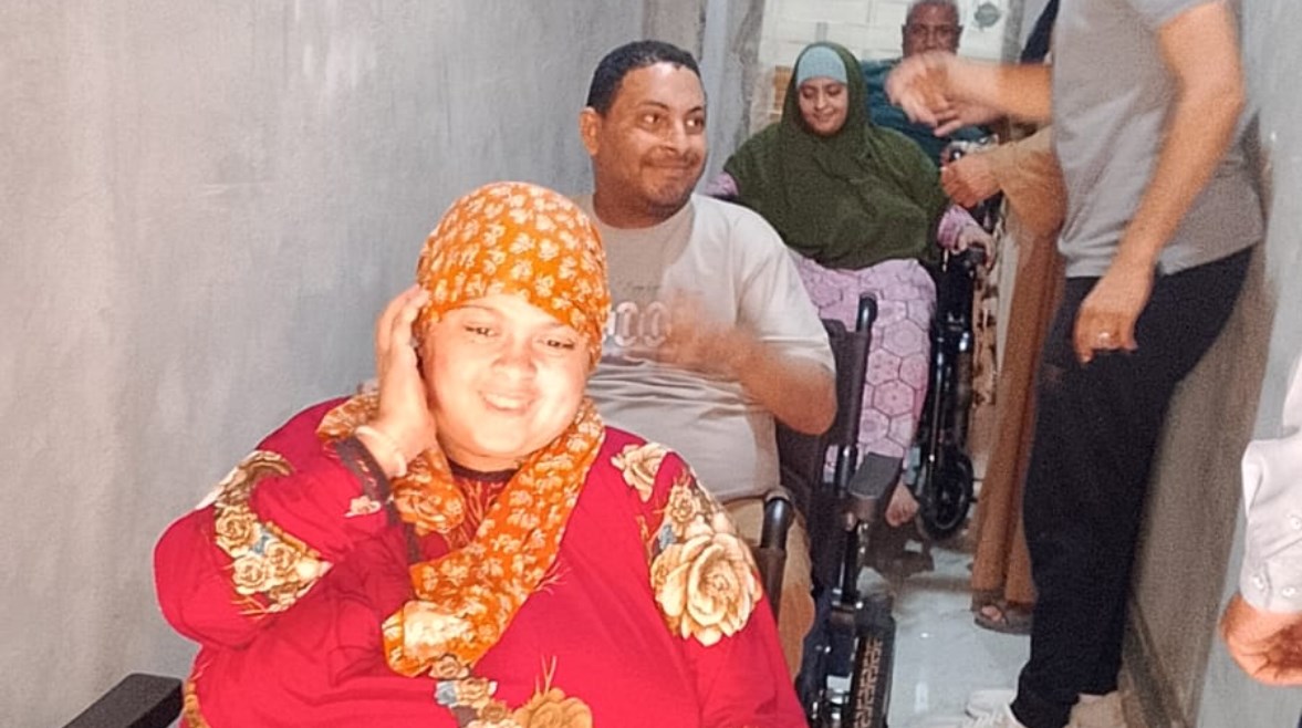 وصول 4كراسي كهرباء ل4 من ذوى الهمم