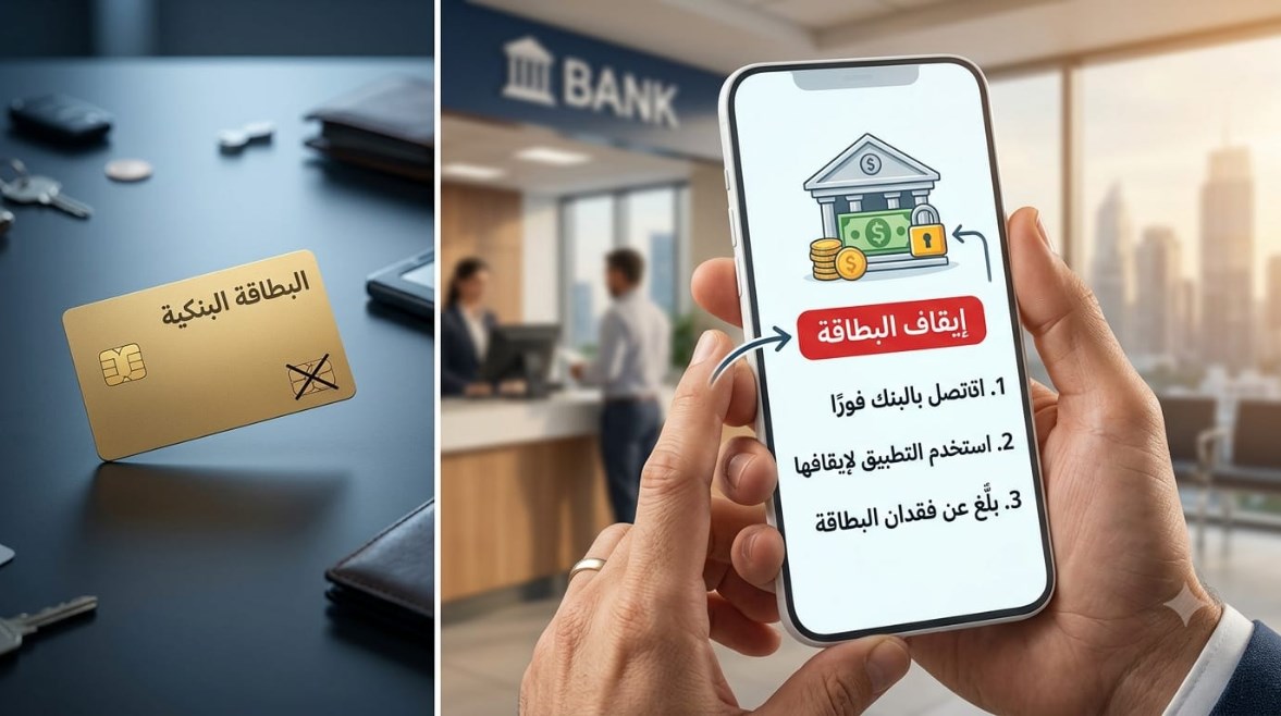 كيفية إيقاف البطاقة البنكية عند فقدانها