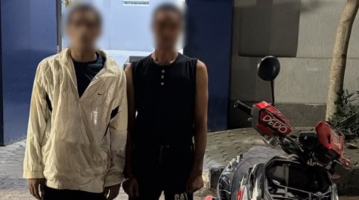 المتهمون وجانب من الواقعة 