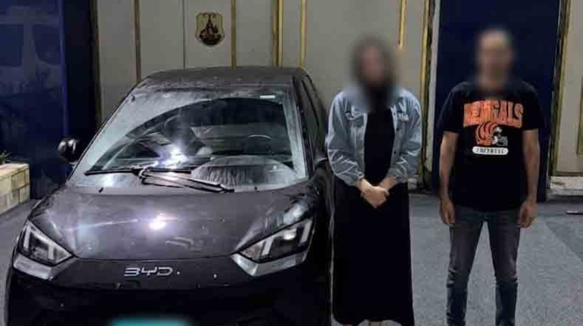 المتهمان وجانب من الواقعة 