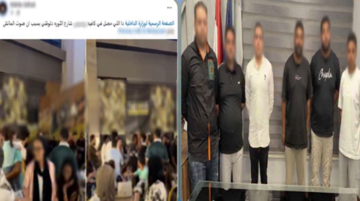 المتهمين وجانب من الواقعة 