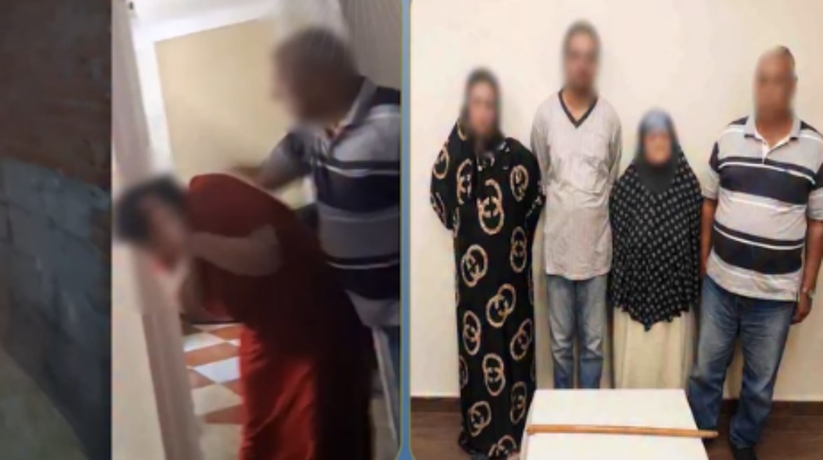 المتهمين وجانب من الواقعة