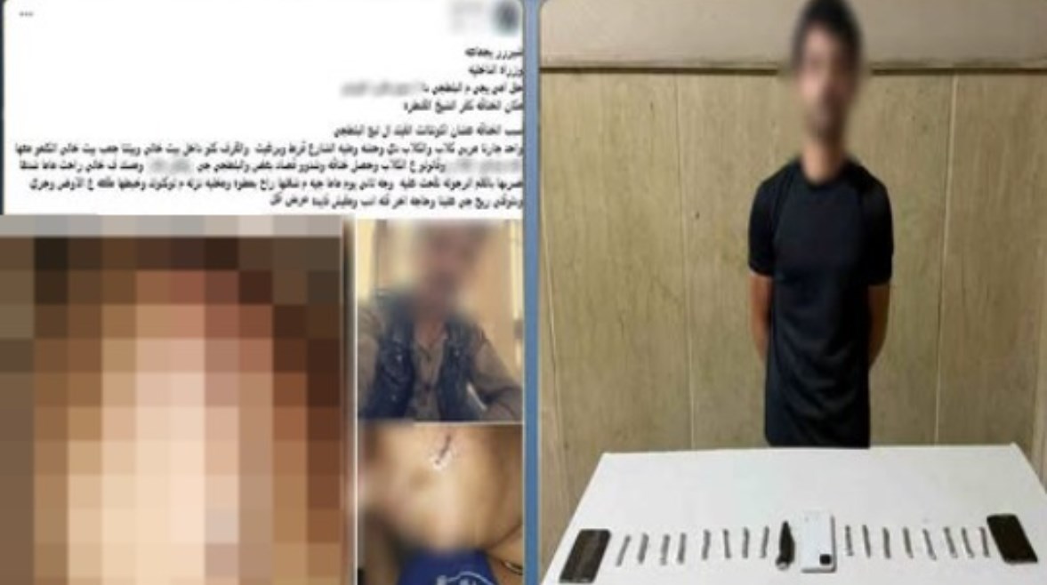 المتهم وجانب من الواقعة