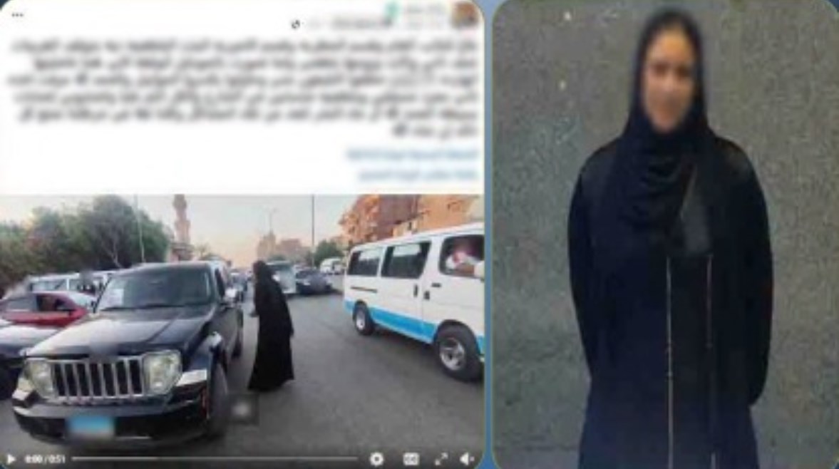 المتهمة وجانب من الواقعة