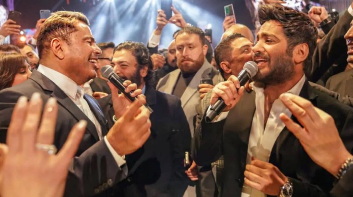 تامر حسني وعمرو دياب