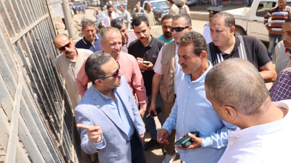 صورة من جولة مفاجئة بأشمون