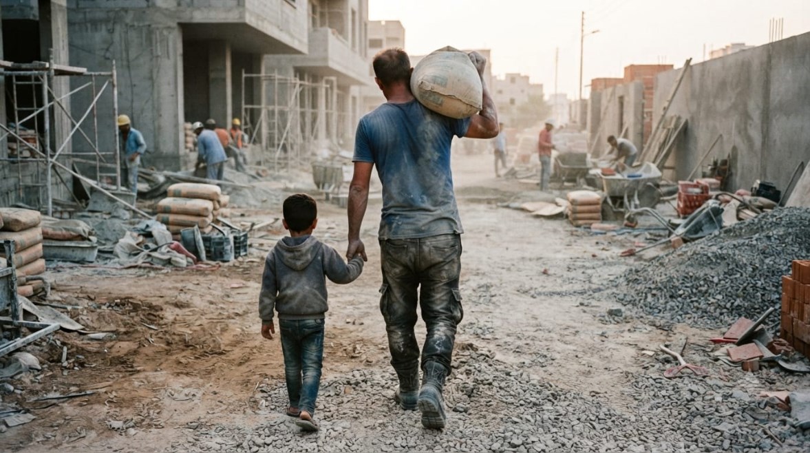 العم مصطفى شيال الأسمنت