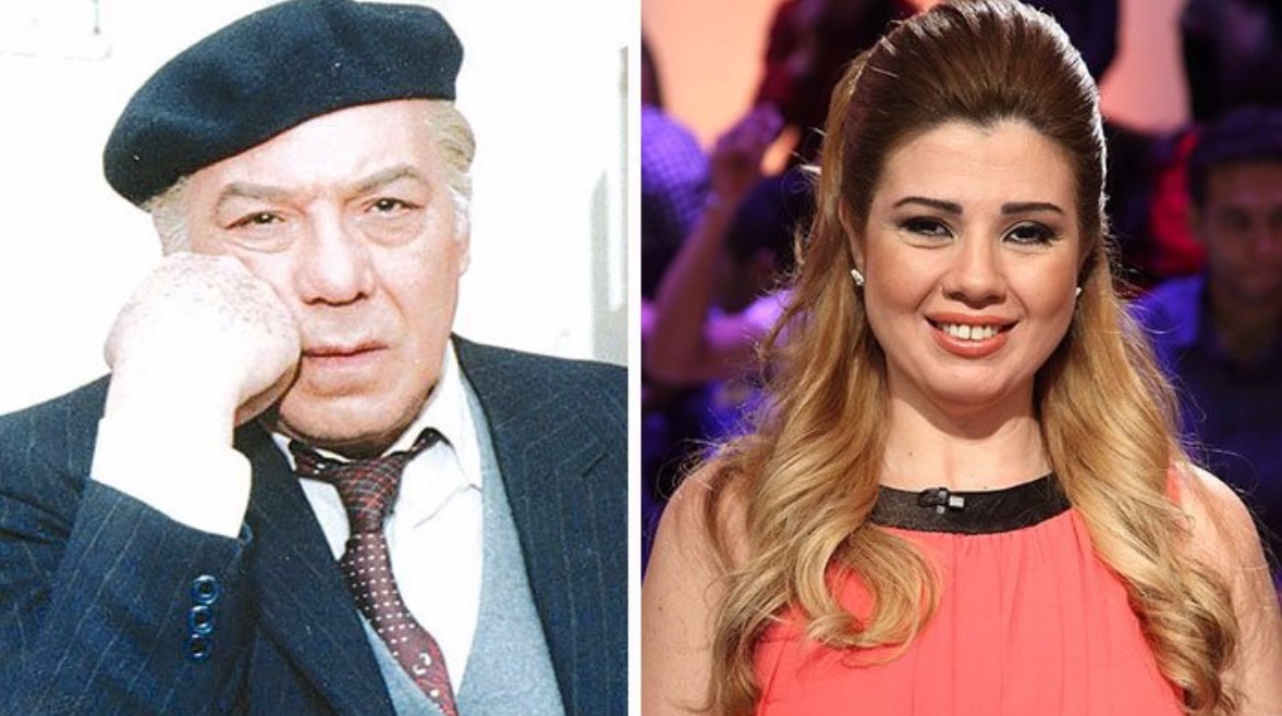 رانيا فريد شوقي ووالدها الراحل 