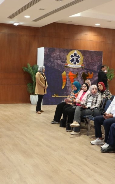 لقاء رئيس هيئة الاسعافالدكتور عمرو رشيد مع محرري الصحة 