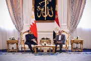 الرئيس السيسي وملك البحرين