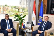 محافظا أسوان وقنا