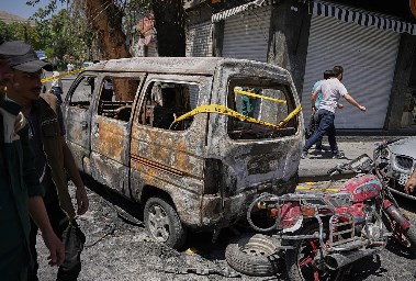  أشلاء ضحايا واصابات في إنفجار عبوة ناسفة بمنطقة جرمانا بريف دمشق