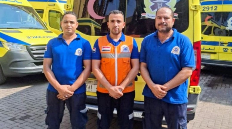 أطقم الإسعاف التابعة لهيئة الإسعاف