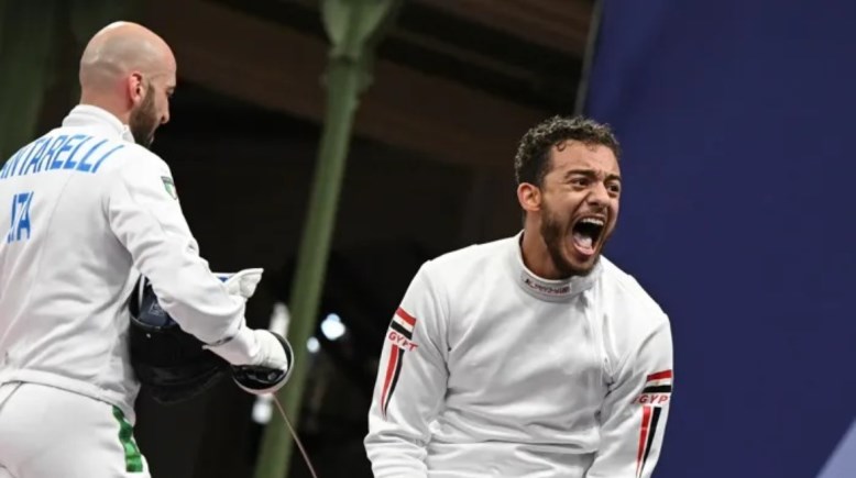 محمد السيد، لاعب منتخب مصر لسلاح سيف المبارزة