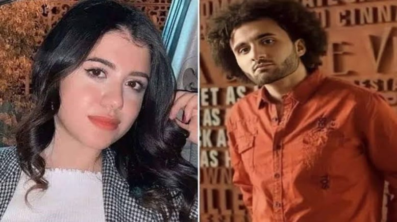 المتهم محمد عادل وضحيته نيرة أشرف