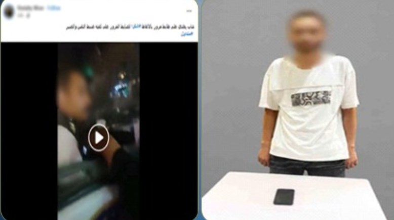 المتهم وجانب من الواقعة 