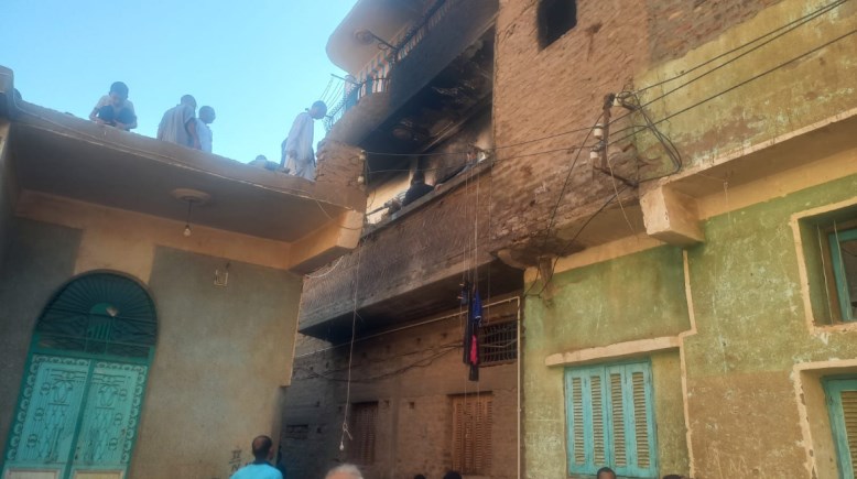 حريق فى شقة بجراجوس 