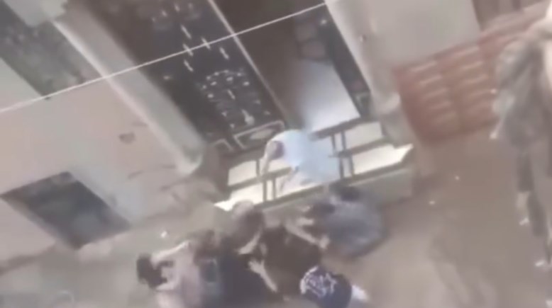 لقطة من الفيديو المتداول 
