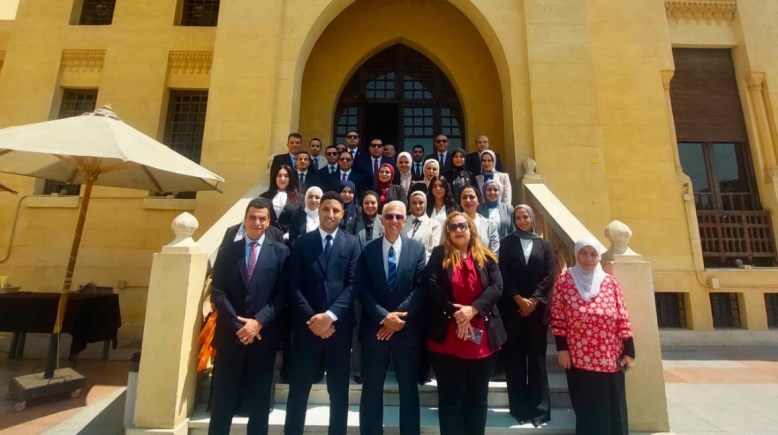 جانب من تدريب 31 مستشارا بالنيابة الإدارية في وزارة الاتصالات