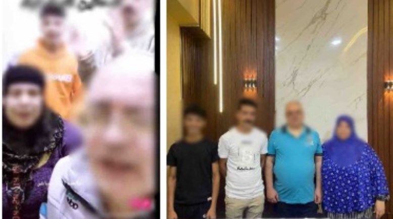 المتهمين بعد ضبطهما والمنشور 