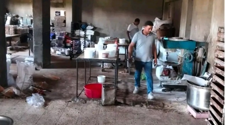 لقطة من عمل الحملة 