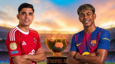 معلقي مباراة الأهلي وبرشلونة