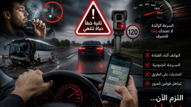 أخطاء بسيطة تتحول لكوارث على الطرق