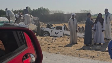 لقطة من الحادث