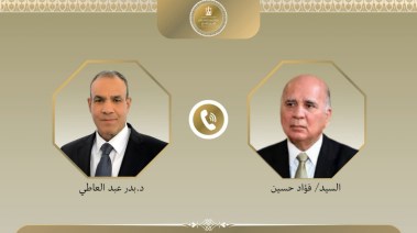 وزير الخارجية الدكتور بدر عبد العاطي يجري اتصالا بنظيره العراقي 