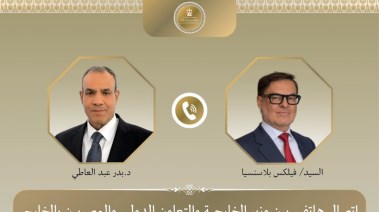  وزير الخارجية والتعاون الدولي والمصريين بالخارج الدكتور بدر عبد العاطي