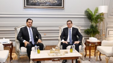  الوزير حسن رشاد والفريق أول صدام حفتر 