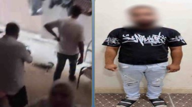 المتهم وجانب من الواقعة 