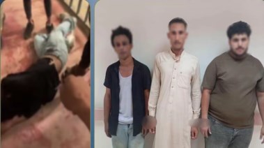 المتهمون وجانب من الواقعة