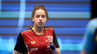 هنا جودة لاعبة منتخب مصر لسيدات تنس الطاولة