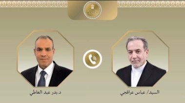 وزير الخارجية بدر عبد العاطي ونظيره الإيراني عباس عراقجي