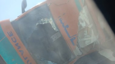 انقلاع سياره إسعاف بالمنيا