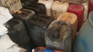 جزء من المضبوطات