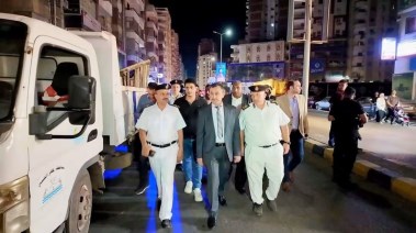 مدير أمن كفرالشيخ خلال حملة إزالة الاشغالات