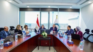 وزير البترول والثروة المعدنية، كريم بدوي ووزير التخطيط والتنمية الاقتصادية، أحمد رستم