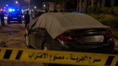 جريمة السيارة المغطاة بالتجمع 