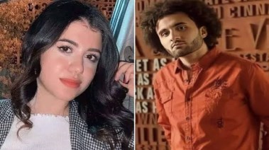 المتهم محمد عادل وضحيته نيرة أشرف