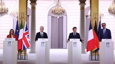 ممثلي إيطاليا وبريطانيا وفرنسا وألمانيا - صورة أرشيفية 