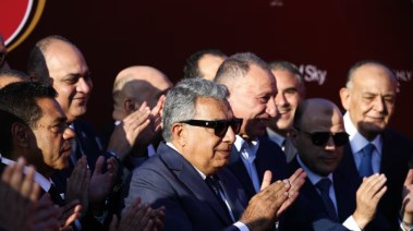 جانب من تدشين مقر الأهلي بالمنصورة