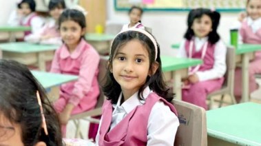 طالبات الصف الأول الابتدائي