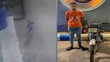 المتهم وجانب من الواقعة 