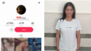 المتهمة وجانب من الواقعة 